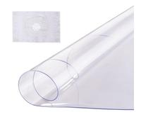 VEVOR Tovaglia di Plastica Diametro 1219mm Spessore 2,0 mm Copertura Trasparente Protezione Tavolo Rotondo Impermeabile Facile da Pulire Tovaglia per Tavolo da Ufficio Tavolo da Pranzo Comodino