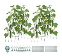 VEVOR Tralicci per Ortaggi a Forma di A 990 x 400 mm Set da 4 in Metallo