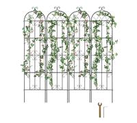 VEVOR Traliccio da Giardino Rampicanti Antiruggine in Metallo 51x220 cm 4 Pezzi