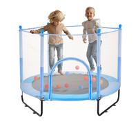 VEVOR Trampolino per Bambini Mini 1545 x 1210 mm con Rete per Interni Esterni