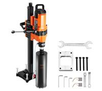 VEVOR Trapano a Carotaggio Diamantato, Diametro di Perforazione da 20 a 300 mm Macchina Carotatrice per Calcestruzzo Robusto 3500 W con Supporto, Punta per Carotaggio, per Calcestruzzo, Mattoni, Marmo