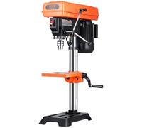 VEVOR Trapano a Colonna da Banco 254mm 550W 510-2430giri/min Tavolo Inclinabile