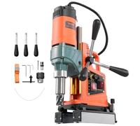 VEVOR Trapano a Colonna Magnetico Elettrico 1400 W, Diametro di Foratura 50 mm, Velocità 0-850 giri/min, Direzione Reversibile, Trapano a Colonna Magnetico per Lavori Industriali