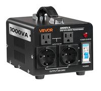 VEVOR Trasformatore Tensione Elevatore Riduttore 220V -110V 110V-220V 1000 VA