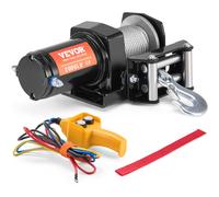 VEVOR Treuil électrique 907 kg 12 V CC treuil pour VTT/UTV avec câble en acier à