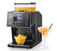 VEVOR Tritaghiaccio Elettrico per Cono di Neve Macchina per Ghiaccio a Fiocchi di Neve da 20 kg/giorno, Tritaghiaccio con Lama in Acciaio Inox, Macchina Elettrica con Serbatoio da 0,8L, 170 W