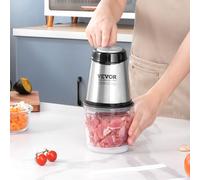 VEVOR Tritatutto Elettrico da Cucina Tritacarne 400W Capienza Massima da 600 mL