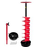 VEVOR Trivella per Ghiaccio in Nylon 6", Punta per Trivella per Ghiaccio, Lunghezza 39", con Asta di Prolunga da 11,8", Punta per Trivella con Adattatore per Trapano per Pesca sul Ghiaccio