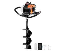 VEVOR Trivella per Pali a Gas 43 CC 1250 W Trivella per Terra con Punte 200 mm