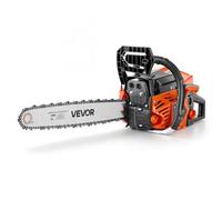 VEVOR Troncatrice a Benzina da 457,2 mm 52 cc 2 kW con Motore a 2 Tempi, per Tagliare Legno Potare e Disboscare, Starter Sincronizzato con Acceleratore, Impugnatura Antiscivolo e Doppio Serbatoio