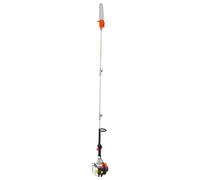 VEVOR Troncatrice a Gas per Alberi a 2 Tempi da 43 cc Troncatrice a Catena per Taglio con Barra di Taglio da 25,4 cm Tagliasiepi a Batteria con Testa Girevole, Estensibile da 2,16 m a 3,66 m