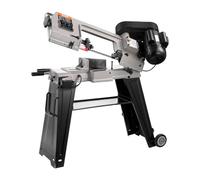 VEVOR Troncatrice a Nastro Orizzontale per Metallo 10,16 x 15,24 cm Troncatrice a Nastro per Taglio Verticale in Metallo con Motore 550 W Regolazione dell'Angolo 0 a 45° per Plastica
