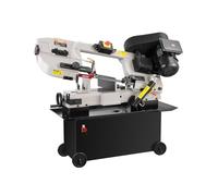 VEVOR Troncatrice a Nastro Orizzontale per Metallo 17,78 x 30,48 cm Troncatrice a Nastro per Taglio Verticale in Metallo con Motore 1,1 kW Regolazione dell'Angolo 0 a 45° per e Plastica