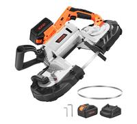 VEVOR Troncatrice a Nastro Portatile da 20 V 360 W con Taglio Profondo 127 mm