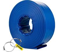 VEVOR Tubo di scarico piatto 3" x 105' Tubo di scarico per controlavaggio PVC