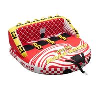 VEVOR Tubo Gommone Gonfiabile Trainabile per Mare Giochi Acquatici, Tubo Gonfiabile Trainabile Capienza ca. 4 Persone Carico Max. 308 kg, Gommone a Divano per Barche Gioco d'Acqua Copertura in Nylon