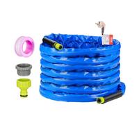 VEVOR Tubo per Acqua Riscaldata da 15,2 m Tubo per Acqua Potabile Riscaldata per Camper con Copertura Ondulata, Protezione dal Gelo Fino a -42,7 ℃ Autoregolante Automatico, Diametro Interno 15,87 mm