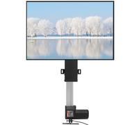 VEVOR TV Supporto di Sollevamento Massimo 50 Pollici, Regolabile in Altezza 97,4-167,4 cm, Meccanismo di Sollevamento Motorizzato TV Telaio Elettrico per Televisore