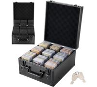 VEVOR Valigetta Porta Carte Graded 3 File con 12 Divisori Capacità 150 PSA