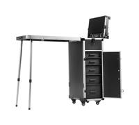 VEVOR Valigetta Professionale per Trucchi Banco Lavoro per Cosmetici a Rotelle