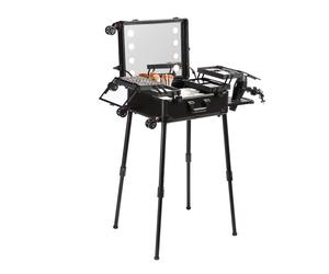 VEVOR Valigetta Professionale per Trucchi con Rotelle per Cosmetici a Rotelle