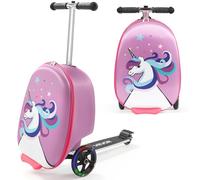 VEVOR Valigia per Monopattino da Viaggio 32,5 x 28,9 x 52,1 cm, Trolley per Scooter Carico max. 50 kg, Valigia per Scooter Impugnatura Antiscivolo in TPR, Monopattino Valigia Pieghevole, Viola