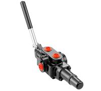 VEVOR Valvola spaccalegna idraulica 1 bobina, valvola di controllo direzionale idraulica da 25 GPM, valvola di caricamento idraulica 3626PSI, valvola di controllo joystick idraulico per piccoli