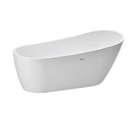 VEVOR Vasca da Bagno Indipendente in Acrilico 1700 x 740 x 700 mm, Ovale