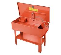 VEVOR Vasca per Lavaggio Meccanico da 135 L, Capacità Solvente di 65 L, Pompa Elettrica con Armadio in Acciaio, Vasca Lavaggio per Parti di Automobili per Cuscinetti delle Ruote, Ingranaggi