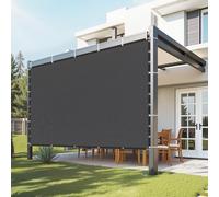 VEVOR Telo parasole al 90%, 3 x 3 m, copertura per pergolato con occhielli in acciaio inossidabile, protezione per la privacy, con materiale HDPE da 140 g/m², per esterni, patio, giardino e cortile