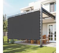 VEVOR Telo parasole al 90%, 3 x 3 m, copertura per pergolato con occhielli in acciaio inossidabile, protezione per la privacy, con materiale HDPE da 140 g/m², per esterni, patio, giardino e cortile