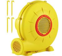 VEVOR Ventilatore ad Aria 450 W 0,6 HP, Ventilatore Portatile per Castello Gonfiabile Uso Domestico, Ventilatore con Pompa ad Aria Commerciale 1750 Pa, per Castello Gonfiabile Scivolo Acquatico