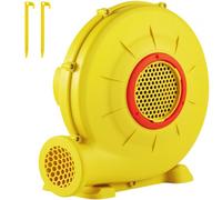 VEVOR Ventilatore ad Aria 450 W 0,6 HP, Ventilatore Portatile per Castello Gonfiabile Uso Domestico, Ventilatore con Pompa ad Aria Commerciale 1750 Pa, per Castello Gonfiabile Scivolo Acquatico