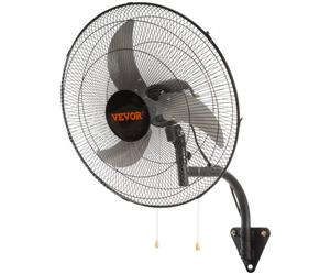VEVOR Ventilatore da parete, 20 pollici, 3 velocità ad alta velocità max. Ventilatore da parete industriale oscillante da 4.650 CFM, commerciale o residenziale per magazzino, serra, officina, patio, c