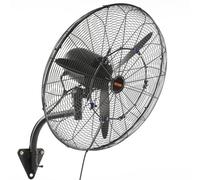 VEVOR Ventilatore da Parete, 61,6 cm 3 Velocità ad Alta Velocità, Ventilatore da Parete Industriale Oscillante Impermeabile 115 W Commerciale o Residenziale per Magazzino, Serra, Officina, Nero