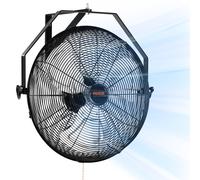 VEVOR Ventilatore da Parete Oscillante Diametro 44,6cm 3 Velocità 4150 CFM