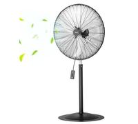 VEVOR Ventilatore da Pavimento, Ventilatore Oscillante da 30 pollici Girevole a 85 Gradi, Altezza Regolabile con 3 Velocità Regolabili, Alta Potenza per Camera da Letto, Soggiorno, Casa, Ufficio