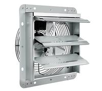 VEVOR Ventilatore di Scarico Serranda, 254 mm Alta velocità 1400 Giri/min 1250 m³/h, Ventilatore Soffitta Montaggio a Parete Alluminio Motore AC, Ventilazione Raffreddamento per Serre, Garage, Negozi