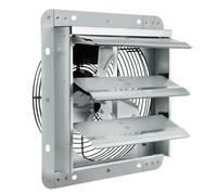VEVOR Ventilatore di Scarico Serranda, 254 mm Alta velocità 1400 Giri/min 1250 m³/h, Ventilatore Soffitta Montaggio a Parete Alluminio Motore AC, Ventilazione Raffreddamento per Serre, Garage, Negozi