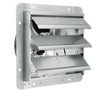 VEVOR Ventilatore di Scarico Serranda, 305 mm Alta velocità 1400 Giri/min 4800 m³/h, Ventilatore Soffitta Montaggio a Parete Alluminio Motore AC, Ventilazione Raffreddamento per Serre, Garage, Negozi