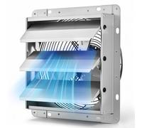 VEVOR Ventilatore Estrattore con Serranda 268 mm 812 CFM Alette Automatiche