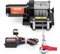 VEVOR Verricello Elettrico 1361 kg Verricello ATV UTV 12 V CC IP55 Impermeabile