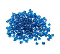 VEVOR Vetro per Braciere, Pietre per Caminetti Resistenti alle Alte Temperature, 4,5 kg, Perline Diamantate in Vetro Riflettenti da 25,4 mm, Alta Lucentezza, per Tavolo da Braciere, Blu Caraibico
