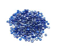 VEVOR Vetro per Braciere, Pietre per Caminetti Resistenti alle Alte Temperature, 4,5 kg, Perline Riflettenti e Antifumo da 19,05 mm, Perle di Vetro, Pietra per Tavolo da Braciere, Blu Cobalto