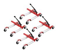 VEVOR Wheel Dolly, capacità massima 1500 libbre Car Dolly, sollevatore per cric per auto con ruote girevoli a 360°, cric a cricchetto per posizionamento di veicoli pesanti, per riparazione auto, spost