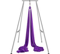 VEVOR Yoga Swing Stand Amaca Aerial Silk Kit 551,15 libbre Viola