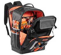VEVOR Zaino Portautensili, 56 Tasche, Borse Portautensili Resistenti con Base Sagomata, Zaino per Elettricisti, per Cantieri Edili, Elettricisti, Tecnici Industriali, Riparatori e Tecnici HVAC