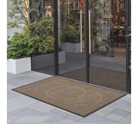 VEVOR Zerbino per Ingresso, 1194 x 813 mm, Tappetino Commerciale per Interni ed Esterni, Tappeto con Supporto, Tappeto Elegante d'Ingresso Lavabile Resistente per Corridoio, Balcone, Marrone