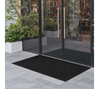 VEVOR Zerbino per Ingresso, 1524 x 914 mm, Tappetino per Interni ed Esterni, Tappeto Industriale a Righe con Supporto, Tappeto d'Ingresso Lavabile Resistente per Corridoio, Balcone, Grigio