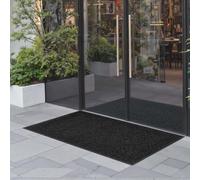 VEVOR Zerbino per Ingresso, 1524 x 914 mm, Tappetino per Interni ed Esterni, Tappeto Industriale a Righe con Supporto, Tappeto d'Ingresso Lavabile Resistente per Corridoio, Balcone, Grigio